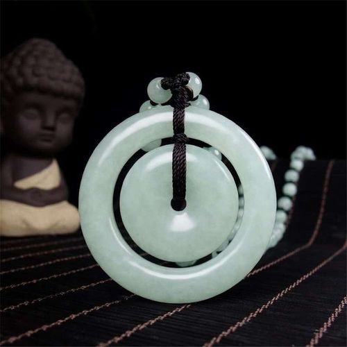 Boucle De Sécurité En Émeraude Naturelle Pour Mère Et Enfant, Pendentif, Collier En Jades, Bijoux, Accessoires De Mode, Amulette Sculptée À La Main Pour Homme Et Femme