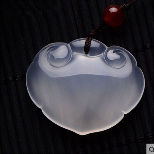 Collier Avec Pendentif En Agate De Jade Chinois, Pendentif De Sécurité, Bijoux, Accessoires De Mode, Amulette Sculptée À La Main Pour Homme Et Femme