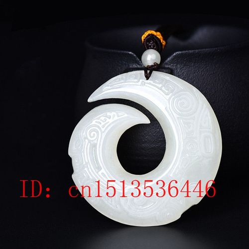 Pendentif Dragon En Jade Blanc Pour Hommes Et Femmes, Collier En Pierre Naturelle, Crochet Tournant Le Monde, Chaîne Amulette Porte-Bonheur À Neuf Queues, Cadeaux Pour Hommes Et Femmes