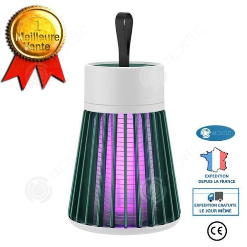 INN® Tueur de moustiques ménage intérieur USB charge anti-moustique type piège à choc électrique faible rayonnement silencieux