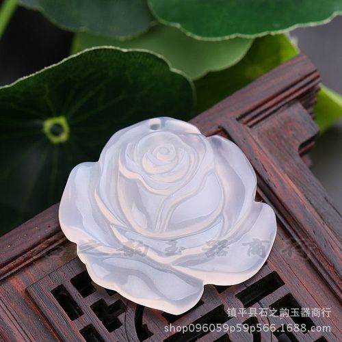 Pendentif En Agate Naturelle Calcédoine Rose, Perles, Bijoux, Accessoires De Mode, Sculpté À La Main, Amulette Porte-Bonheur Pour Homme Et Femme, Cadeaux