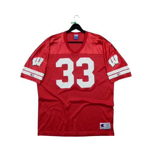 Reconditionné - Maillot Champion Wisconsin Badgers - Taille 2xl - Homme - Rouge