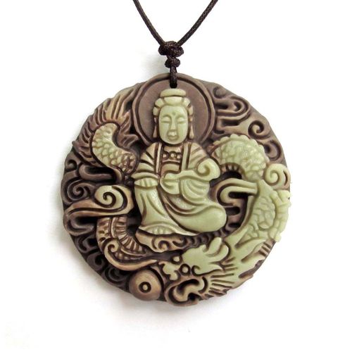 Collier Pendentif Dragon En Jade Violet Pour Homme, Bijoux Porte-Bonheur Naturel, Amulette Sculptée À La Mode