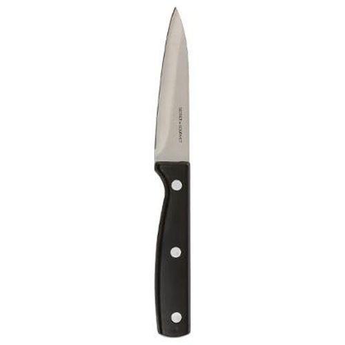 Couteau D'office "Dice" Inox 19cm Noir