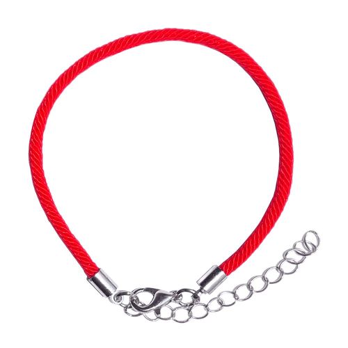 Zense - Bracelet Rouge Pour Homme En Corde Ajustable Zb0367