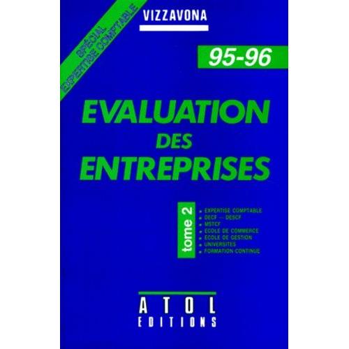 Evaluation Des Entreprises - Tome 2, 1995-1996