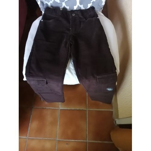 Pantalon Velours Taille Ajustable 8 Ans Sergent Major 58% Polyester,42% Coton