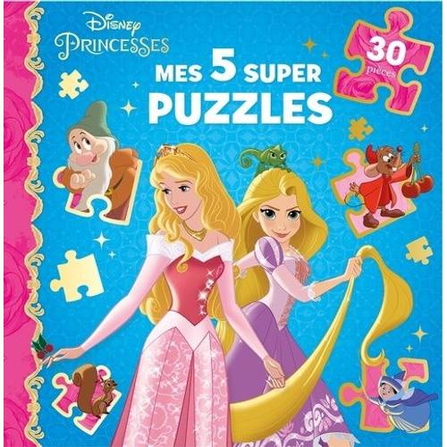 Disney Princesses - Mes 5 Super Puzzles (30 Pièces)