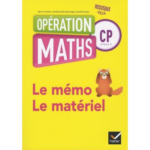 Opération Maths Cp Cycle 2 - Le Mémo, Le Matériel