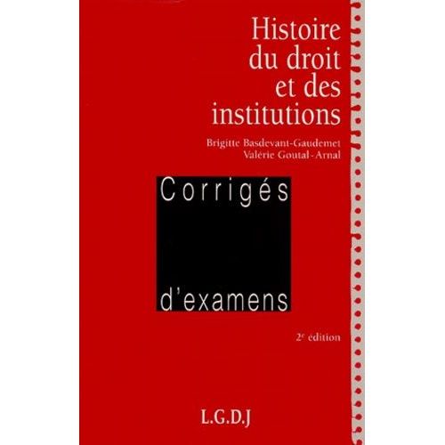 Histoire Du Droit Et Des Institutions - 2eme Edition
