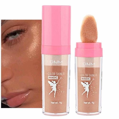 Poudre De Maquillage À Haute Luminosité, Poudre De Fard À Joues Féerique, Tridimensionnelle, Scintillante Et Ample 