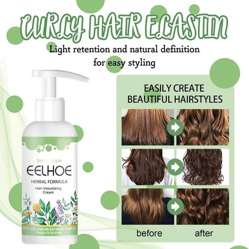 Gel Fixateur Pour Cheveux Bouclés, Crème Fixante Pour Cheveux Ondulés, Gel Coiffant Professionnel, 50ml 