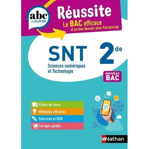 Sciences Numériques & Technologiques 2de