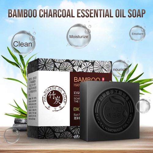 Savon Aux Huiles Essentielles Pour Le Visage, Soin Du Visage, Anti-Acné, Aux Herbes Naturelles, Bio, Charbon De Bambou, Blanchissant La Peau 