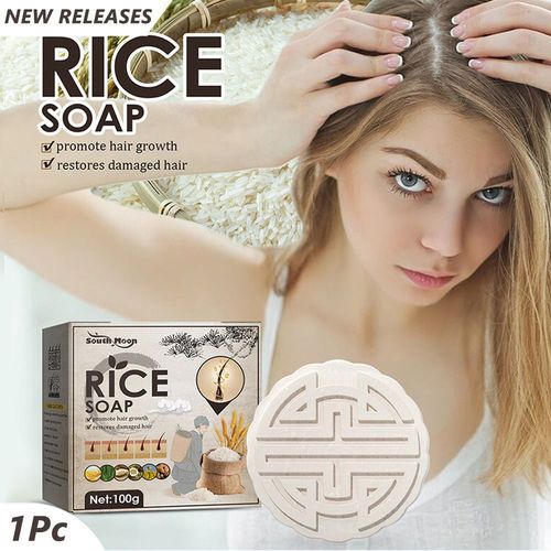 Nouveau Savon De Nettoyage À Croissance Rapide Des Cheveux, Hydratant, Shampoing Au Riz, Parfum Floral 