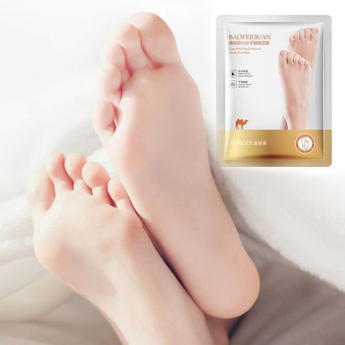 Masque Pour Les Pieds Anti-Fissure, Soins De La Peau, Hydratant, Callosités, Chaussettes Nourrissantes, Gommage, Exfoliant, Patch Au Lait De Chameau 