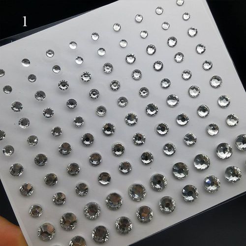 Autocollant De Maquillage Temporaire Pour Les Yeux, Tatouage Temporaire Pour Le Visage 