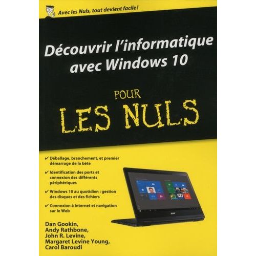 Découvrir L'informatique Avec Windows 10 Pour Les Nuls
