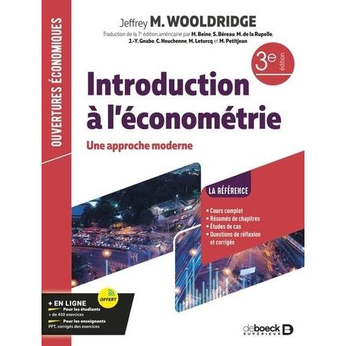 Introduction À L'économétrie - Une Approche Moderne