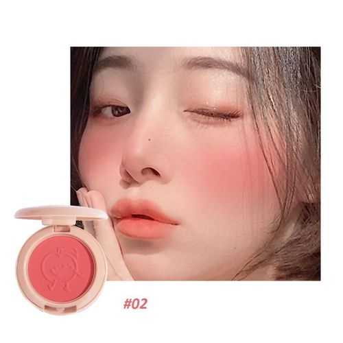 Palette De Fard À Joues En Poudre De 6 Couleurs, Rouge, Rouge, Durable, Crème Naturelle, Teinte Des Joues, Orange, Pêche, Rose, Cosmétiques 