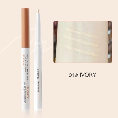 Crayon Correcteur Waterproof Pour Les Yeux, Fond De Teint Anti-Imperfections, Maquillage De Contour, Couverture Complète, Ver À Soie Couché 