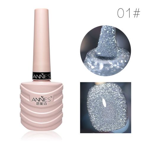 Vernis À Ongles Holographique, 18 Couleurs, Gel Uv Réfléchissant, Scintillant, Semi-Permanent, 15ml 