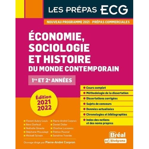Economie, Sociologie Et Histoire Du Monde Contemporain 1re Et 2e Années