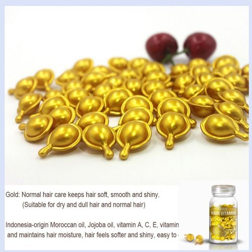 Huile Capillaire Marocaine Lisse Et Soyeuse, Capsules Vitaminées, Kerbrian Complex, Soin Capillaire, Réparation Des Cheveux Abîmés, Sérum Anti-Perte, 30 Pièces/Lot 