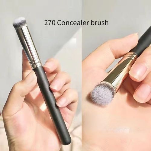 Pinceau De Maquillage Synthétique, Couverture Sans Couture, Anti-Cernes, Pour Fond De Teint, Crème Liquide, Cosmétique, Eye-Liner, Outils De Beauté 