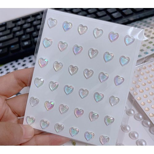 Autocollants À Paillettes Pour Le Visage, Bijoux De Visage En Perles, Yeux En Diamant, Eye-Liner, Strass, Tatouage Temporaire, Fête, Art Corporel, Outils De Maquillage 