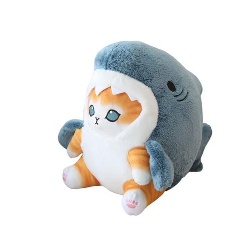 Peluche Jouets Dessins Animés Requin Chats Poupées Jeter Oreillers Enfants Garçons & Filles Cadeaux 20cm