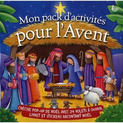 Mon Pack D'activités Pour L'avent - Contient : 1 Crèche Pop-Up De Noël Et 1 Livre