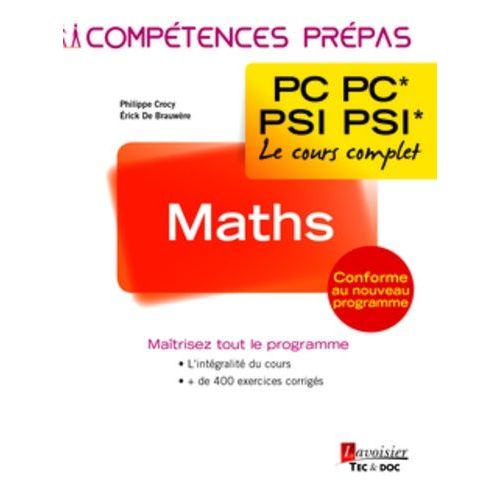 Maths 2e Année Pc Pc* - Psi Psi*