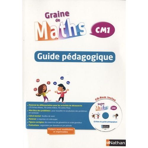 Graine De Maths Cm1 - Guide Pédagogique (1 Cd-Rom)