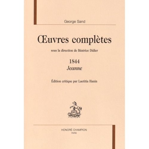 Oeuvres Complètes, 1844 - Jeanne