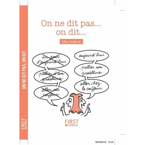 On Ne Dit Pas - On Dit