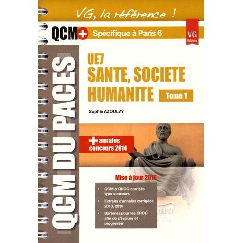 Ue7 Santé, Société, Humanité Optimisé Pour Paris 6 - Tome 1