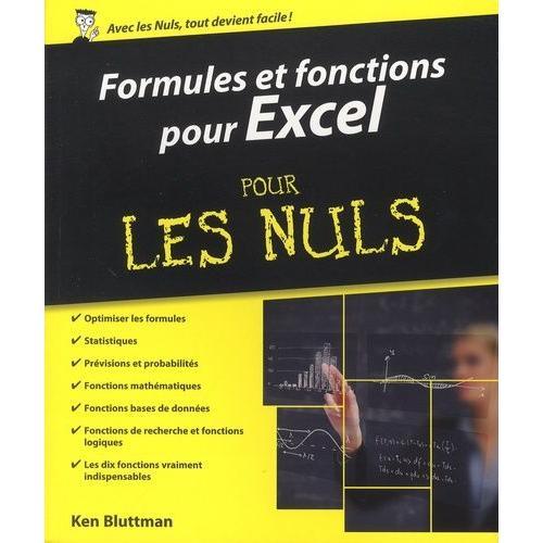 Formules Et Fonctions Pour Excel Pour Les Nuls - Versions 2010, 2013 Et 2016