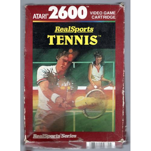 Realsports Tennis. Atari 2600 Compatible Atari 7800