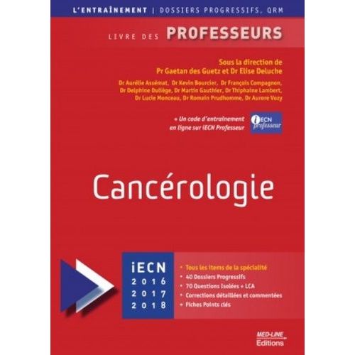 Cancérologie - Livre Des Professeurs