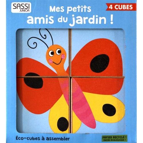 Mes Petits Amis Du Jardin ! - 4 Éco-Cubes À Assembler + Un Livre