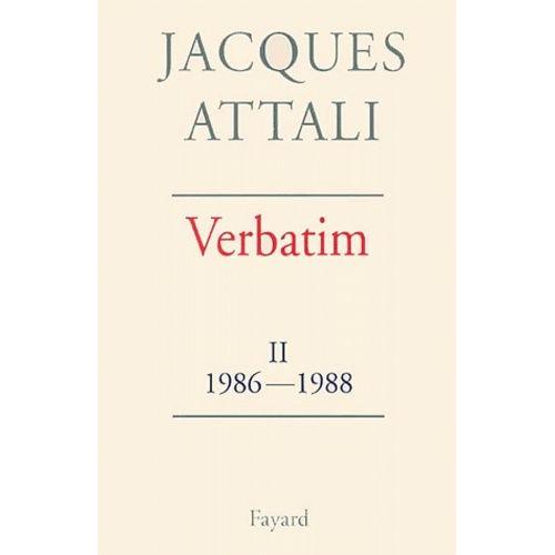 Verbatim - Tome 2, 1986-1988