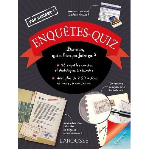Enquêtes-Quiz - 12 Enquêtes Diaboliques À Résoudre