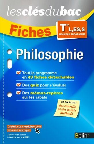 Philosophie Tle L, Es, S