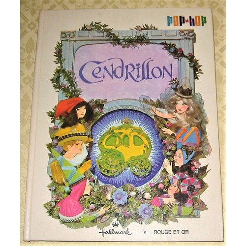 Cendrillon - Pop-Up (Livre Animé) 1968 - Enfantina - Rare