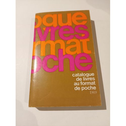Catalogue De Livres Au Format De Poche 1968 Collectif