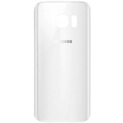 Vitre Arrière Pour Samsung Galaxy S7 Blanc G930f Logo + Ce