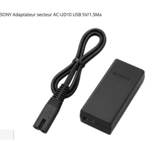 Sony AC ADAPTOR AC-UD10 - ADAPTATEUR SECTEUR USB