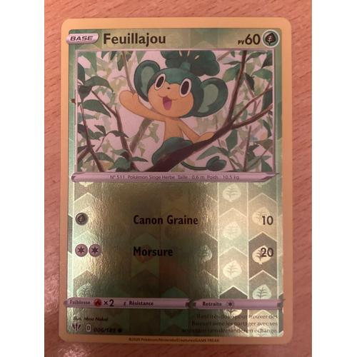 (827) Feuillajou 6/189 Pokemon 