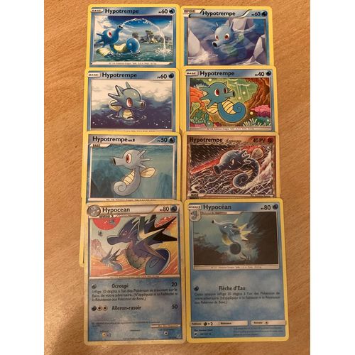 (2949) 6x Hypotrempe + 2x Hypocean (Pokemon)